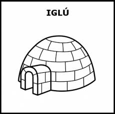 IGLÚ - Pictograma (blanco y negro)