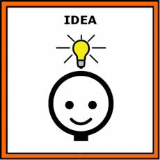 TENER UNA IDEA - Pictograma (color)