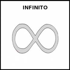 INFINITO - Pictograma (blanco y negro)