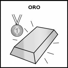 ORO - Pictograma (blanco y negro)