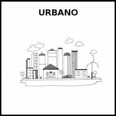 URBANO - Pictograma (blanco y negro)