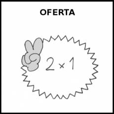 OFERTA - Pictograma (blanco y negro)