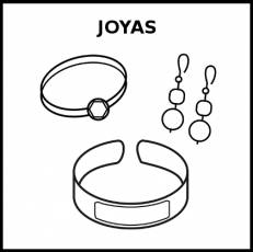 JOYAS - Pictograma (blanco y negro)