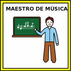 MAESTRO DE MÚSICA - Pictograma (color)