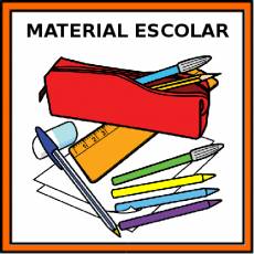 MATERIAL ESCOLAR - Pictograma (color)