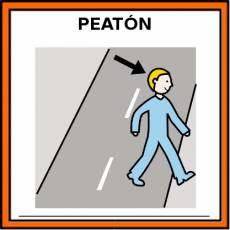 PEATÓN - Pictograma (color)