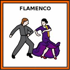 FLAMENCO (BAILE) - Pictograma (color)