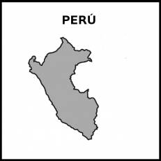 PERÚ - Pictograma (blanco y negro)