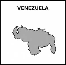 VENEZUELA - Pictograma (blanco y negro)