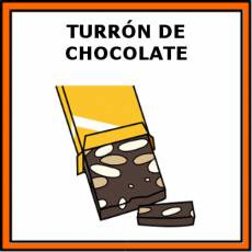 TURRÓN DE CHOCOLATE - Pictograma (color)