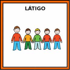LÁTIGO (JUEGO) - Pictograma (color)