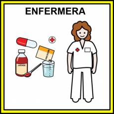 ENFERMERA - Pictograma (color)