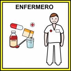 ENFERMERO - Pictograma (color)