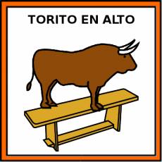 TORITO EN ALTO - Pictograma (color)