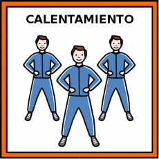 CALENTAMIENTO (DEPORTE) - Pictograma (color)