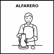 ALFARERO - Pictograma (blanco y negro)
