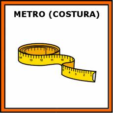 METRO (COSTURA) - Pictograma (color)