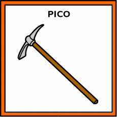 PICO (HERRAMIENTA) - Pictograma (color)