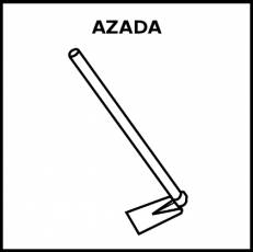 AZADA - Pictograma (blanco y negro)