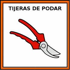 TIJERAS DE PODAR - Pictograma (color)