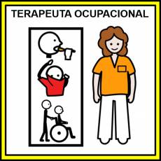 TERAPEUTA OCUPACIONAL (MUJER) - Pictograma (color)