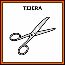 TIJERAS (DE COSTURA) - Pictograma (color)