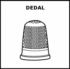 DEDAL - Pictograma (blanco y negro)