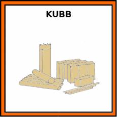 KUBB - Pictograma (color)
