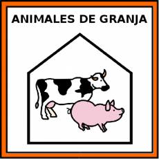 ANIMALES DE GRANJA - Pictograma (color)