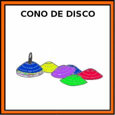 CONO DE DISCO - Pictograma (color)