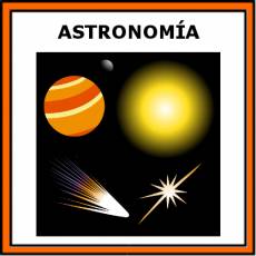 ASTRONOMÍA - Pictograma (color)