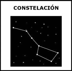 CONSTELACIÓN - Pictograma (blanco y negro)