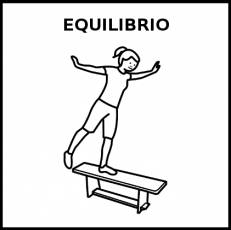 EQUILIBRIO - Pictograma (blanco y negro)