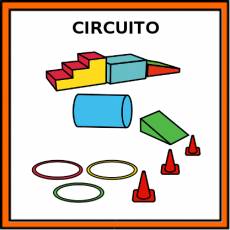 CIRCUITO (PSICOMOTRICIDAD) - Pictograma (color)