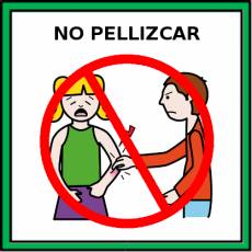 NO PELLIZCAR - Pictograma (color)