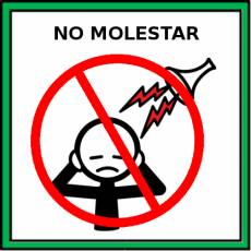 NO MOLESTAR - Pictograma (color)