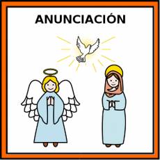 ANUNCIACIÓN - Pictograma (color)