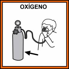 OXÍGENO - Pictograma (color)