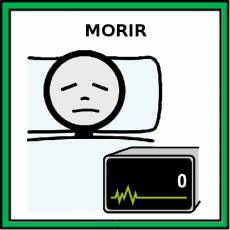MORIR - Pictograma (color)