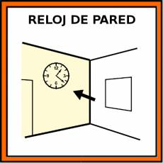 RELOJ DE PARED - Pictograma (color)