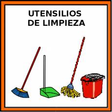UTENSILIOS DE LIMPIEZA - Pictograma (color)