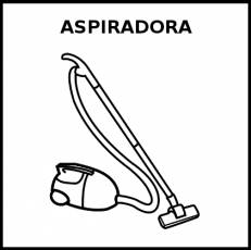 ASPIRADORA - Pictograma (blanco y negro)