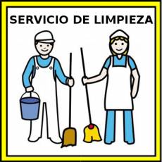 SERVICIO DE LIMPIEZA - Pictograma (color)
