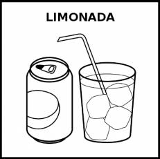 LIMONADA - Pictograma (blanco y negro)
