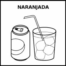 NARANJADA - Pictograma (blanco y negro)