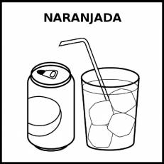 NARANJADA - Pictograma (blanco y negro)