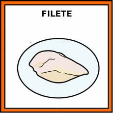FILETE (POLLO) - Pictograma (color)