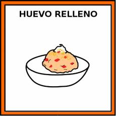 HUEVO RELLENO - Pictograma (color)