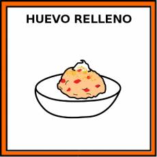 HUEVO RELLENO - Pictograma (color)