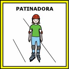 PATINADORA - Pictograma (color)